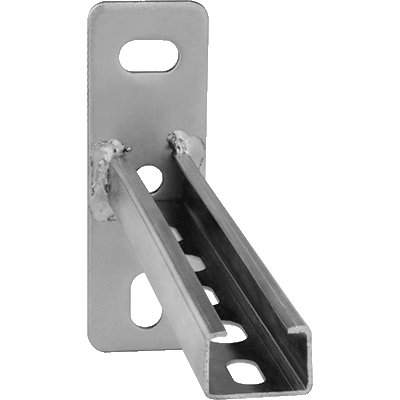 soporte perfil perforado